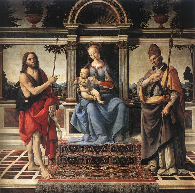 Ad:  800px-Andrea_del_Verrocchio_-_Madonna_with_Sts_John_the_Baptist_and_Donatus_-_WGA24995.jpg
Gsterim: 1488
Boyut:  178.3 KB